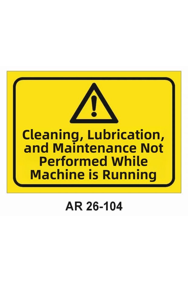 Work Safety Warning Sign 1 Piece Pvc 21 X 29cm