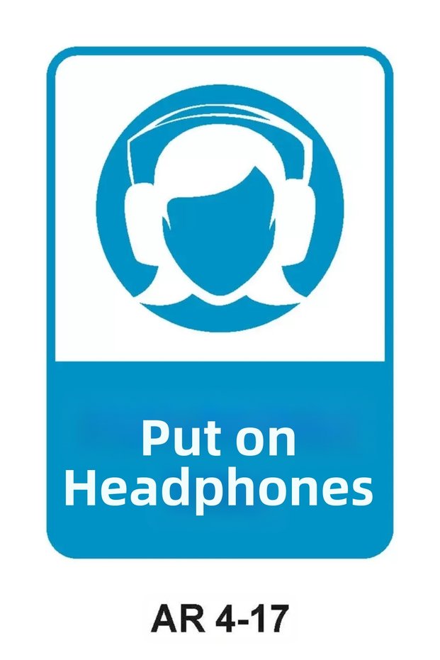 Work Safety Warning Sign 1 Piece Pvc 21 X 29cm