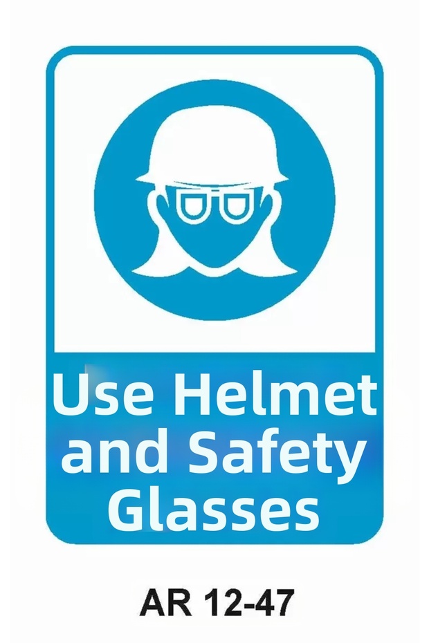 Work Safety Warning Sign 1 Piece Pvc 21 X 29cm