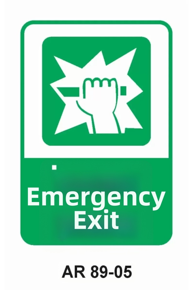 Work Safety Warning Sign 1 Piece Pvc 21 X 29cm