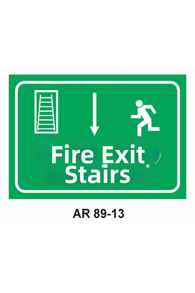 Work Safety Warning Sign 1 Piece Pvc 21 X 29cm
