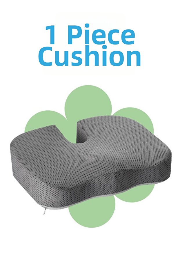 Coccyx Sitting Cushion Cover - Gray