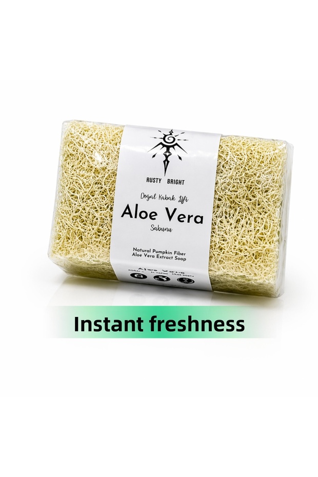 Pumpkin Fiber Aloe Vera Soap