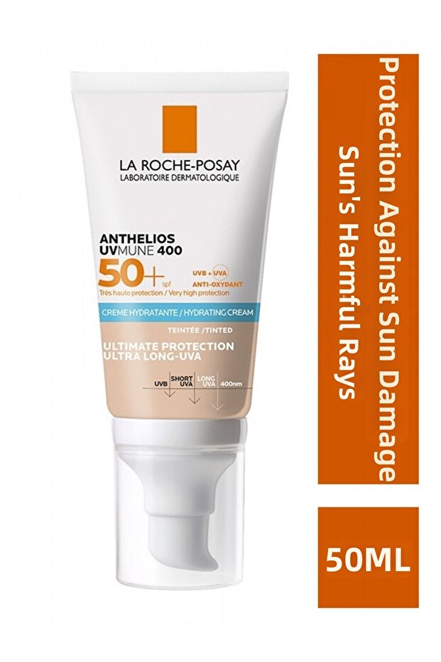 Anthelios UVMune - SPF50+ Moisturizing Facial Sunscreen, Broad Spectrum, High Protection 50 ml
