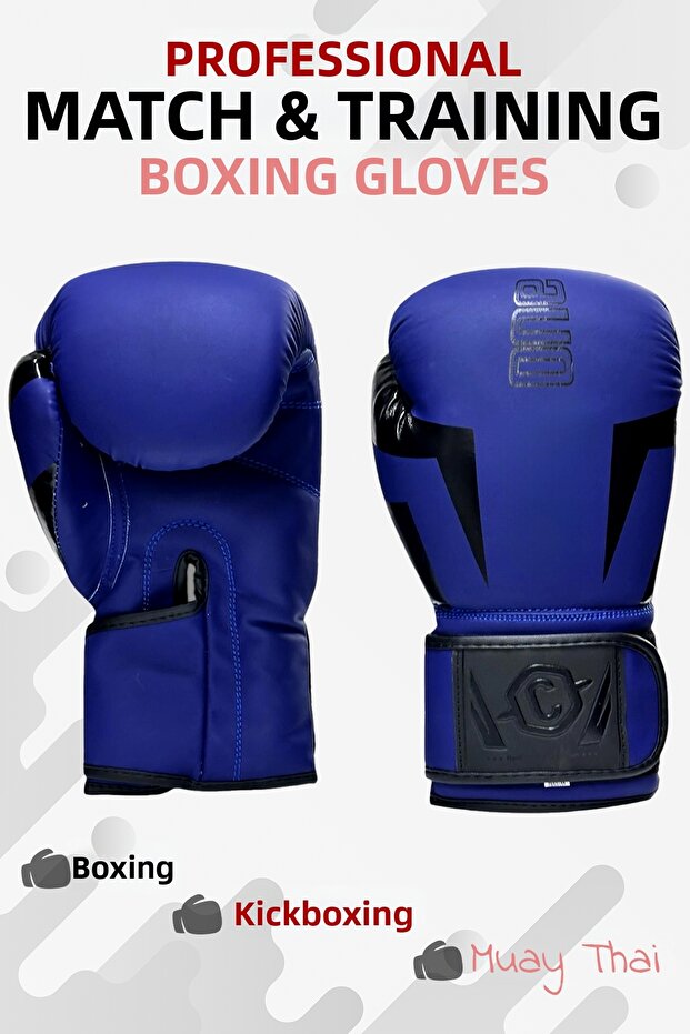 High Quality Professional Leather Boxing Gloves Kick Boxing Muay Thai 10 oz Boxing Match and Training Gloves