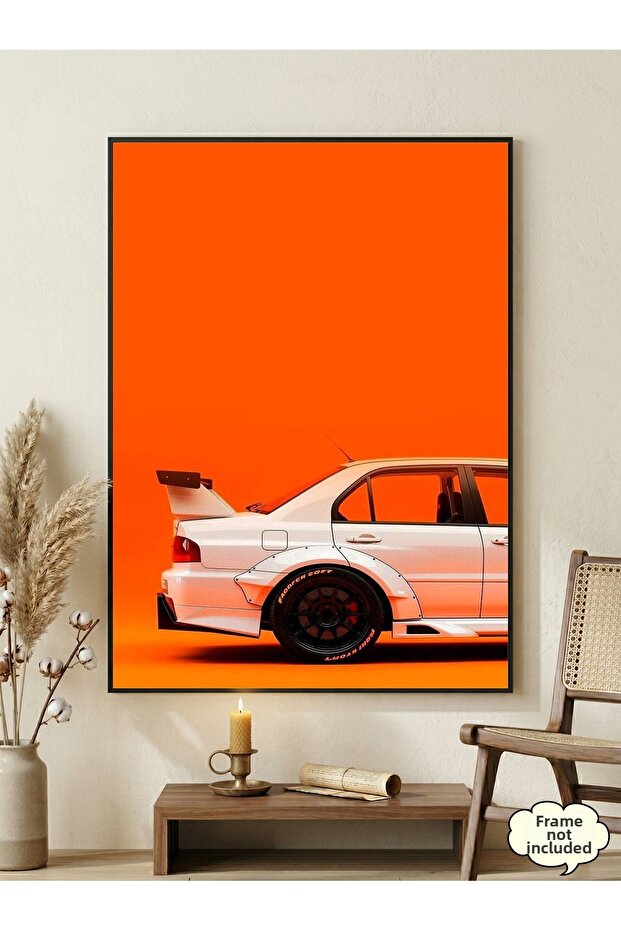 Lancer Evolution Art Wooden Table Poster (Unframed) - 2