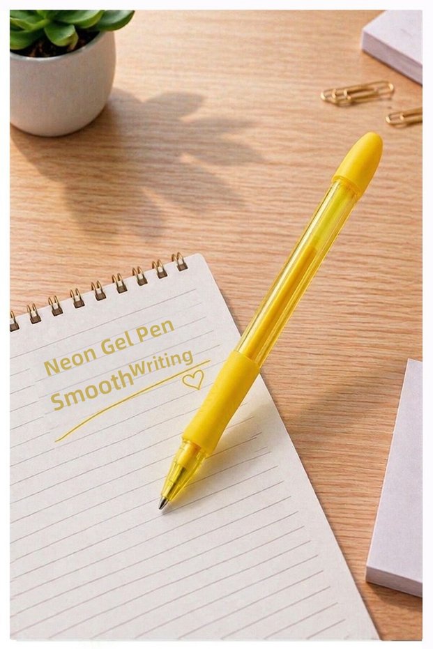 Neon Gel Pen 1.0mm 1 Piece Pensan Neon Gel Ballpoint Pen Neon Pilot Pen Vibrant Neon Color Fluent Writing