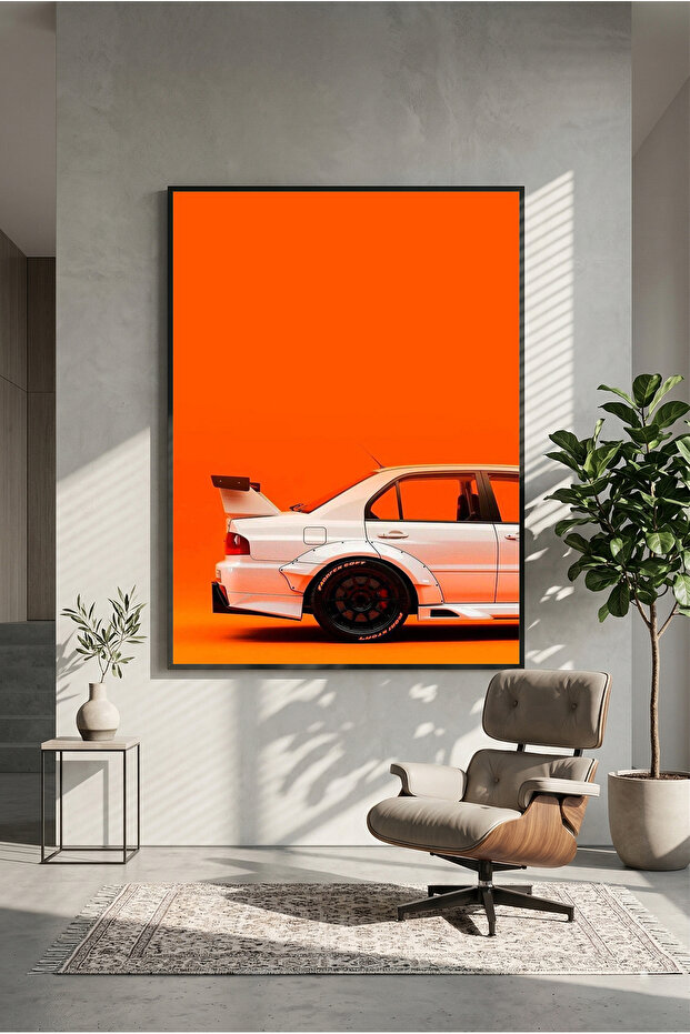 Lancer Evolution Art Wooden Table Poster (Unframed) - 1