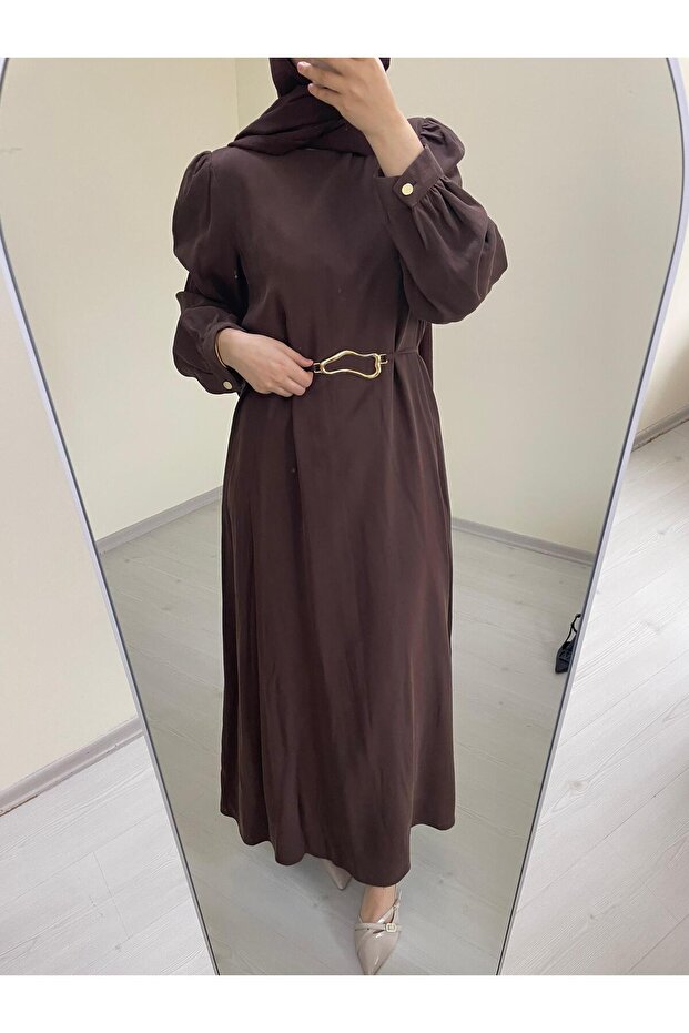Women's Summer Belt Detailed Dress