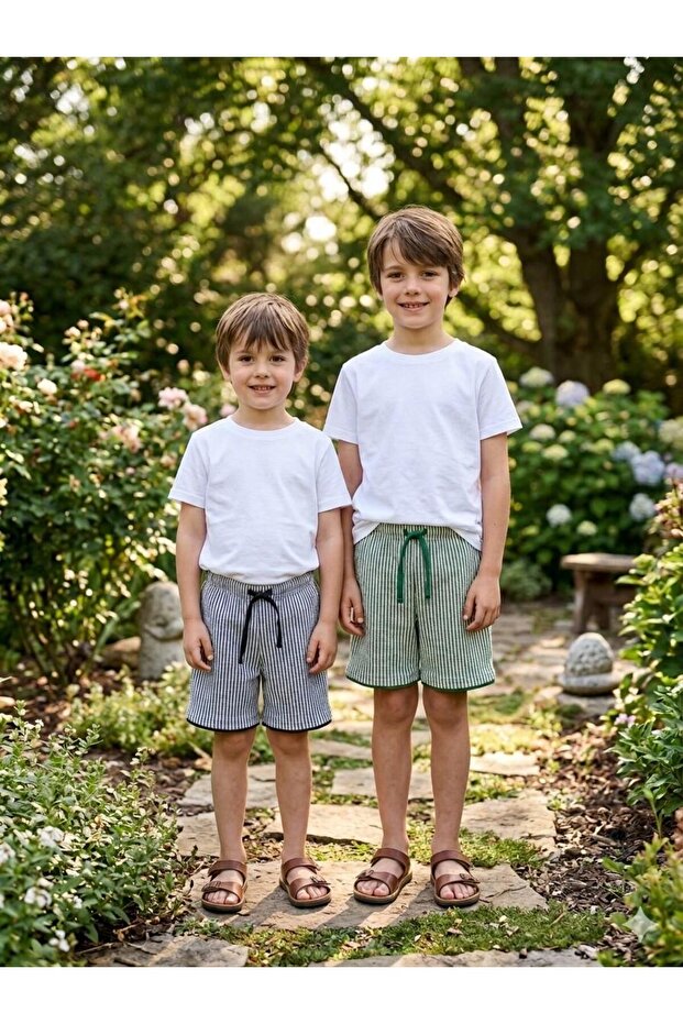 Boy's Trophy Cotton Short Shorts Set of 2