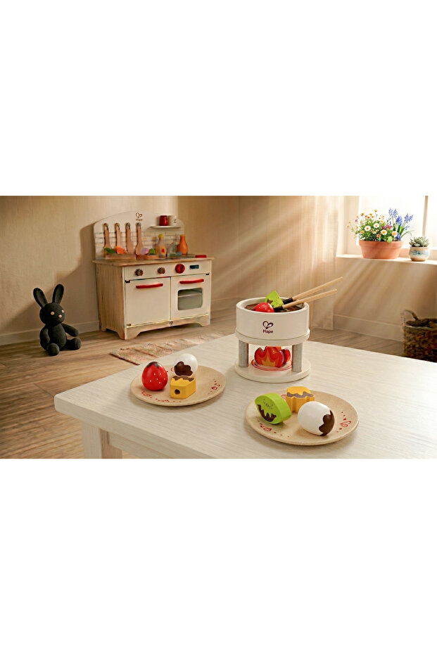 Chocolate Fondue Set Wooden Toy