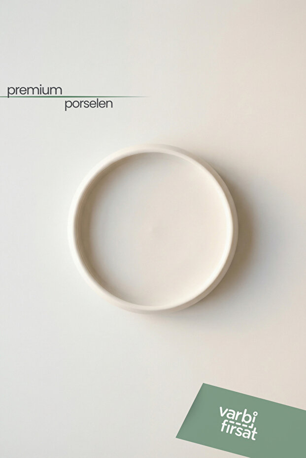 Aura porcelain presentation plate 24 cm | round service, breakfast & cake plate