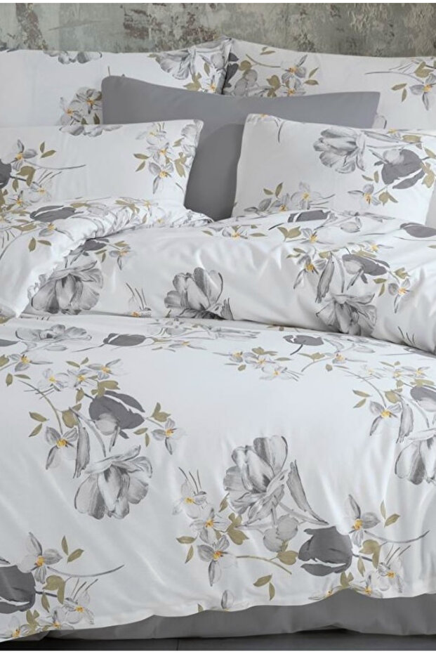 Ranforce Parline Double Size 100% Cotton Duvet Cover Set | With Sheets