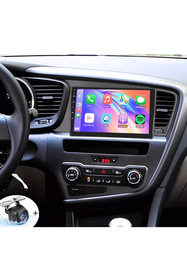 KIA optima android screen model 2011-2015 carplay android auto reverse camera - 2