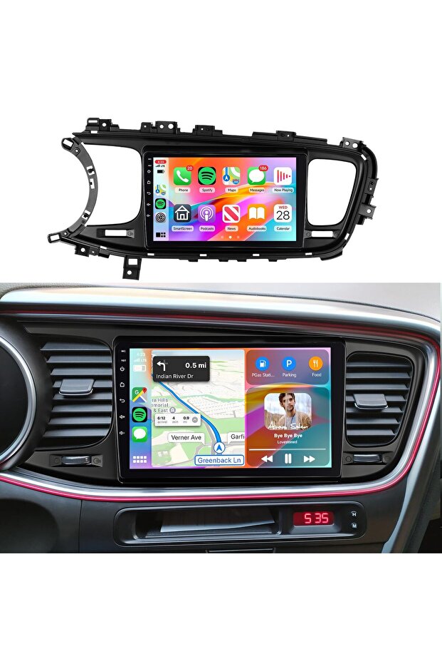 KIA optima android screen model 2011-2015 carplay android auto reverse camera - 1