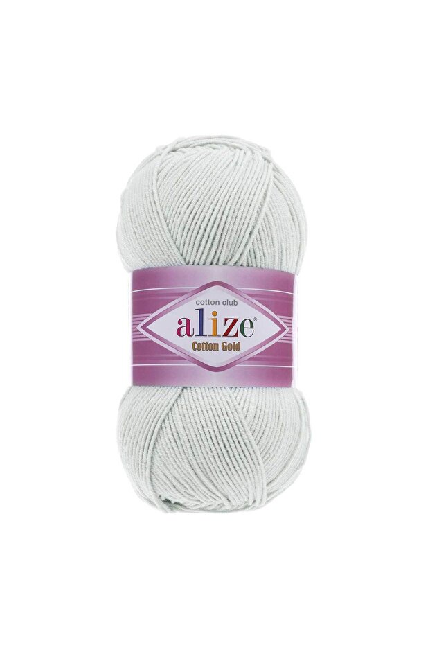COTTON GOLD 5 PIECES 55% Cotton - 45% Acrylic / 100 gr - 330 m 533 PASTEL GRAY