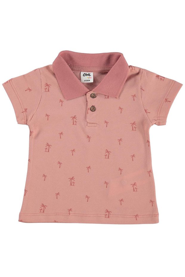Palmiye Empirme 6-18 Month T-Shirt - Orange