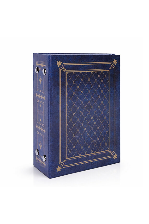 100 Pieces 10X15Cm Leather Look Navy Blue Photo Album
