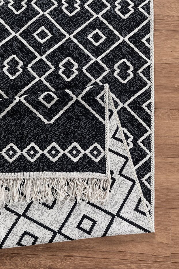 Arya Vl Double-Sided Foldable Washable High Quality Cotton Living Room Balcony Kilim
