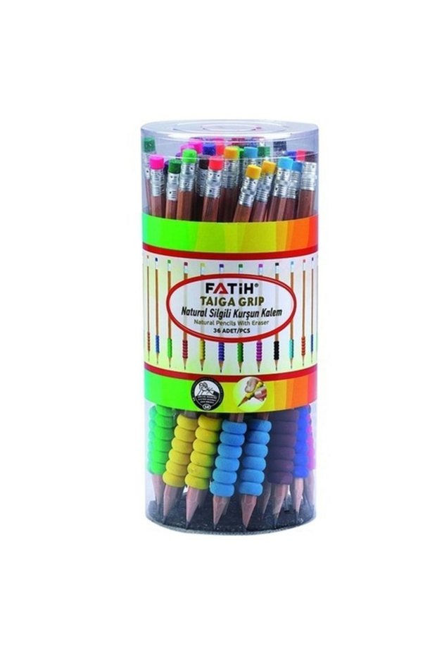 Pencil Taiga Natural Colored Eva with Eraser 36 Li