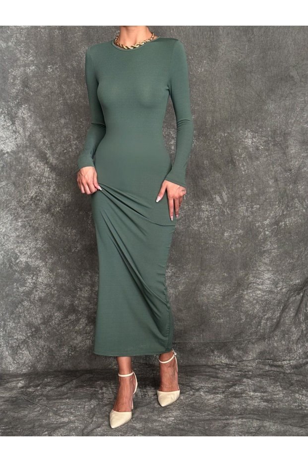 Women's Back Low-Cut Maxi Dress