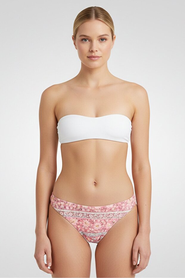 Women Floral Print Bikini Bottom, Multicolor