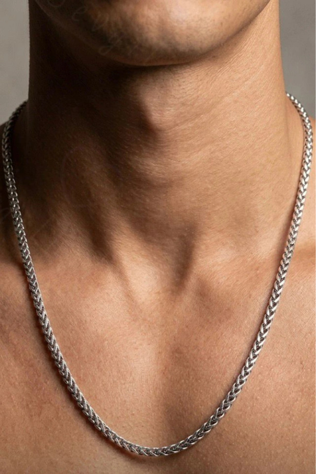 Twist Model Steel Chain Necklace| Karma Series