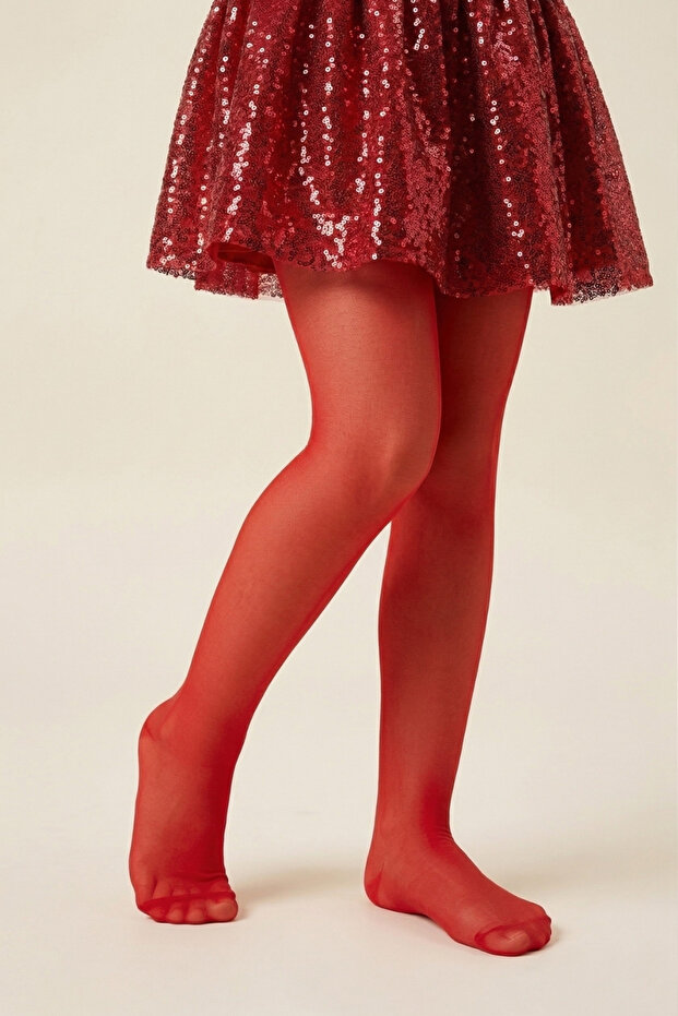 Red Girl's Banana Pantyhose