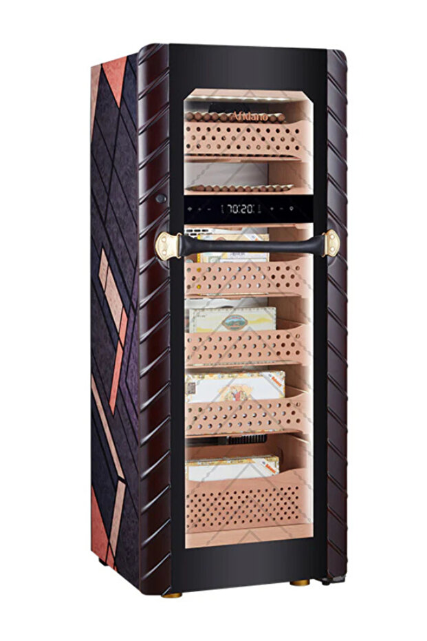 Electric Cigar Humidor Cabinet C5 – 1400 Capacity Spanish Cedar with Touch Control