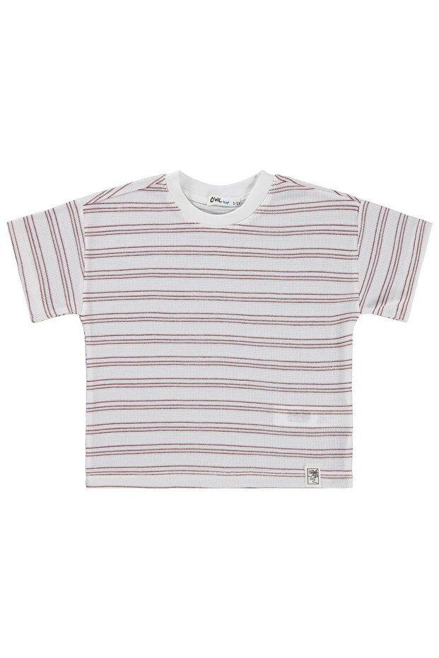 Jakar Striped T-Shirt for 2-5 Years - Ecru