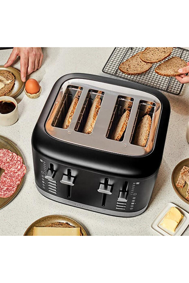 4-Slice Toaster with Manual Controls Black 5Kmt4109 - 4