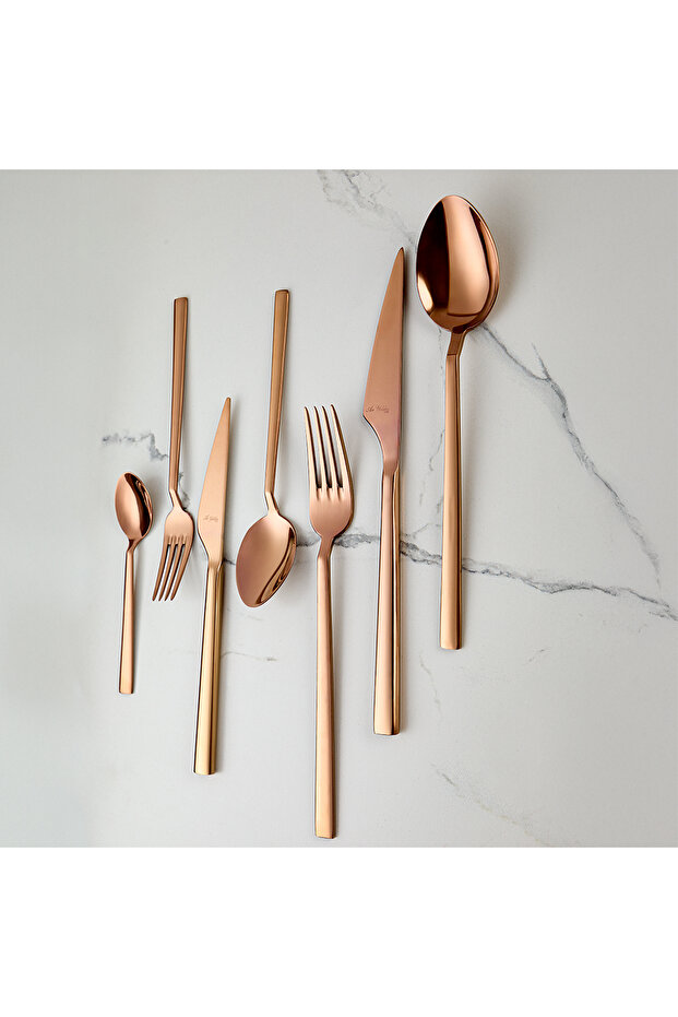 Vogue Bronze 84 Piece Cutlery Set for 12 People