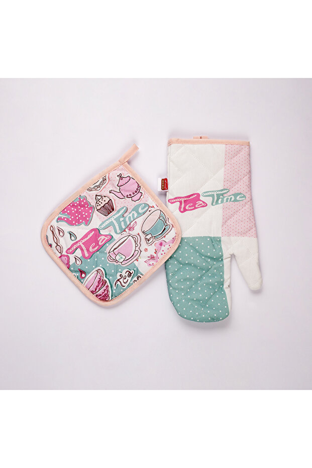 Crystal Kitchen Gloves+Tongs Set Sweet Times