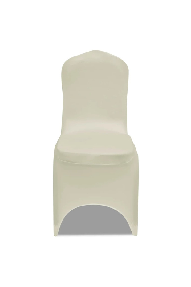 Huse elastice pentru scaun, 100 buc., crem - 2