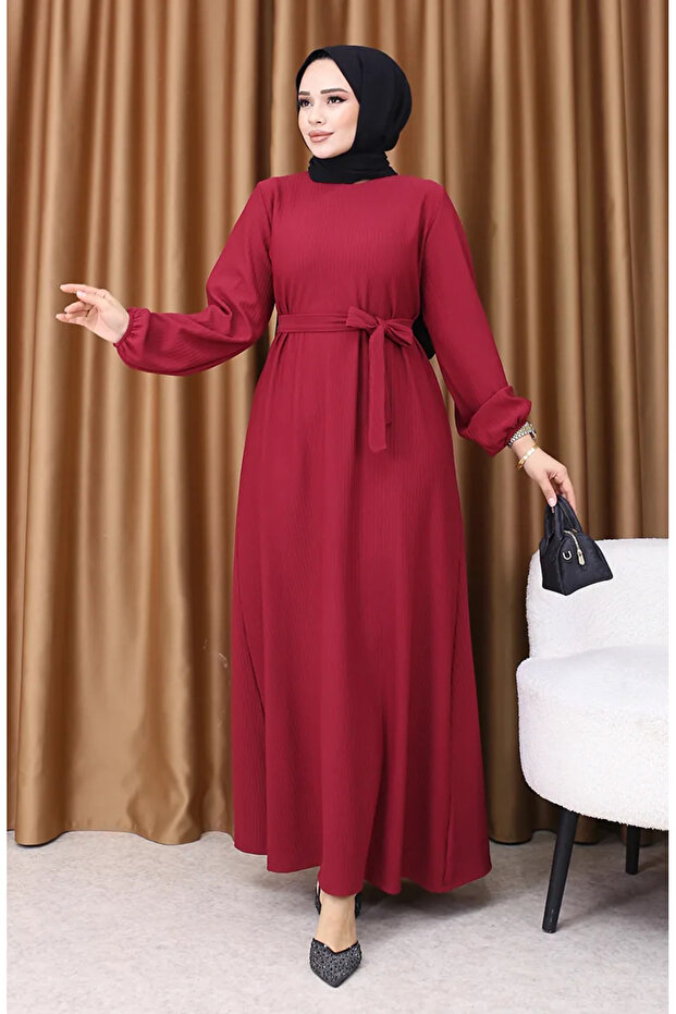 Basic Kleid 5577-01 burgunder - 2