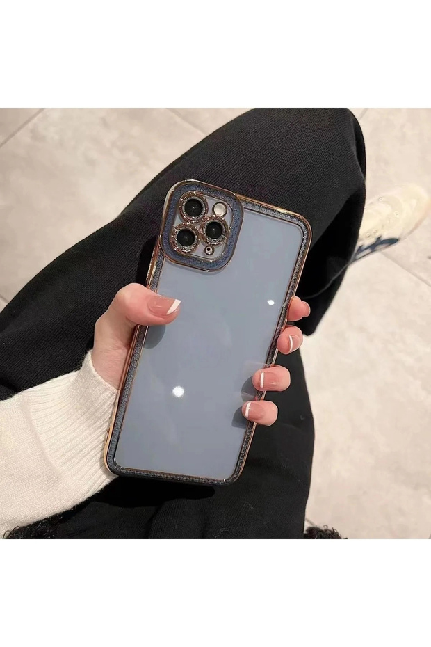 Rio Cover/Case with Gilded Camera Protection Edges Compatible with iPhone 13 Pro