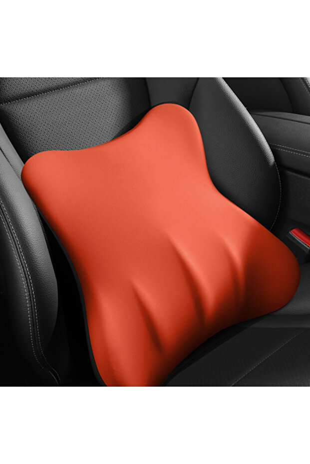 AUTO FAMILY Ergonomic Lumbar Support Backrest Pillow for Car & Office Chair – Memory Foam Cushion
