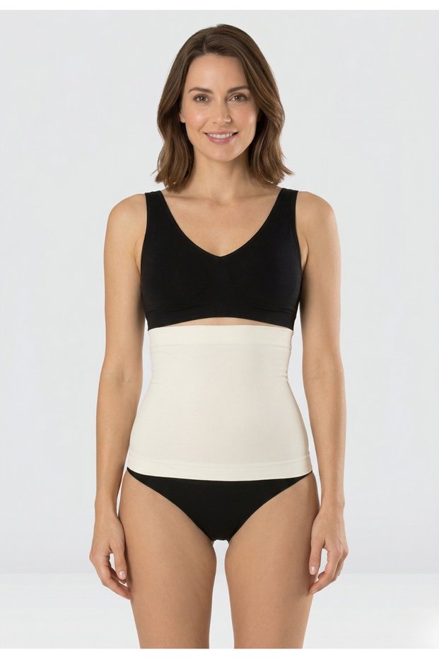 Women's Natural Bamboo Seamless Waist Corset - Flexible & Firming Underwear 1140