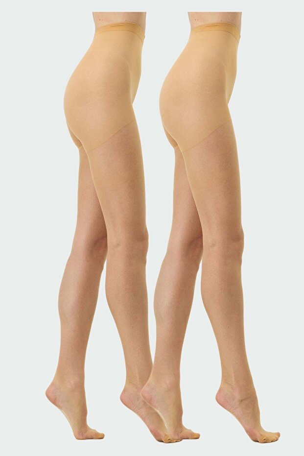 Thin 15 Denier 2-Piece Pantyhose Skin Color