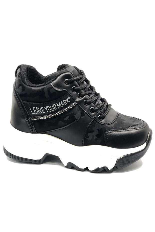 Filet 209 hidden heel sole sneaker women's sports shoes black