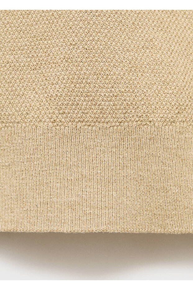 Dünner Strickpullover - 5