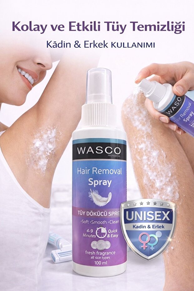 wasco Unisex Tüy Dökücü Sprey 100 ml
