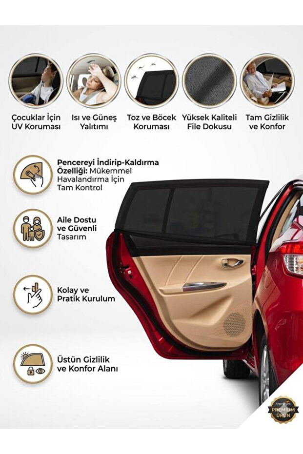 1 Piece Auto Sunshade Car Shade Curtain Vehicle Interior Side Window Window Sunshade Rear Side Window Cover Cover