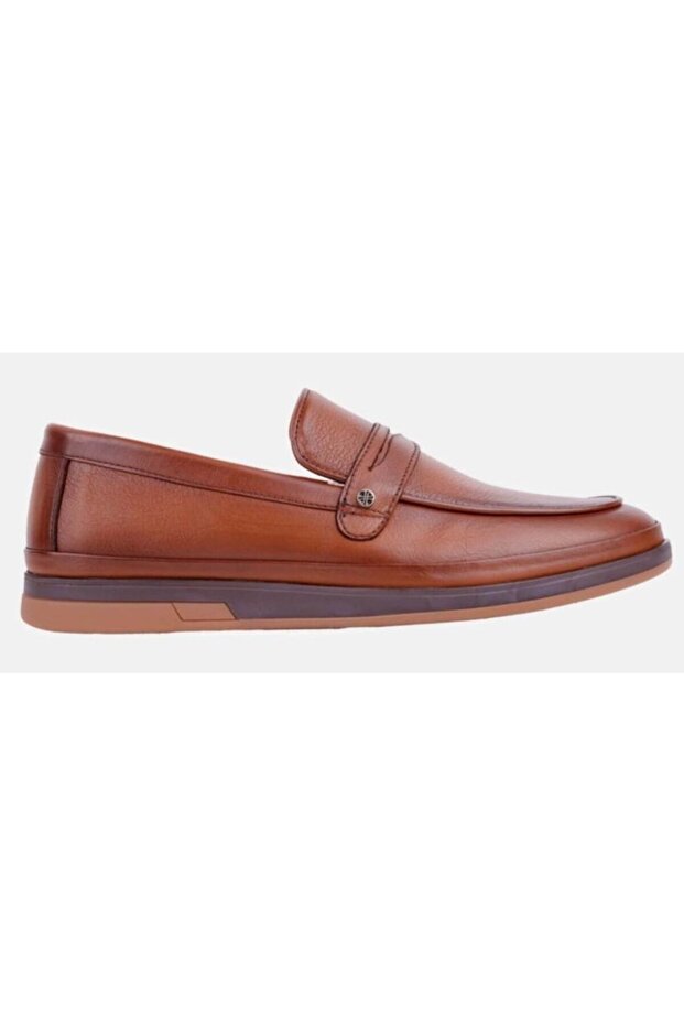152-17434 Tan Men's Loafer Casual Leather Shoes