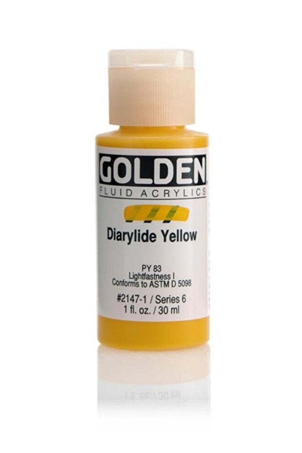 Fluid Acrylics -Diarylide Yellow 30ML