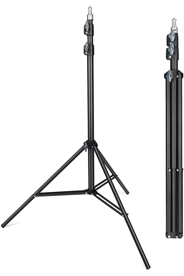 7 ft Tripod Aluminum Adjustable Photography Light Stand with 1/4" Thread top-notch standard of a pro