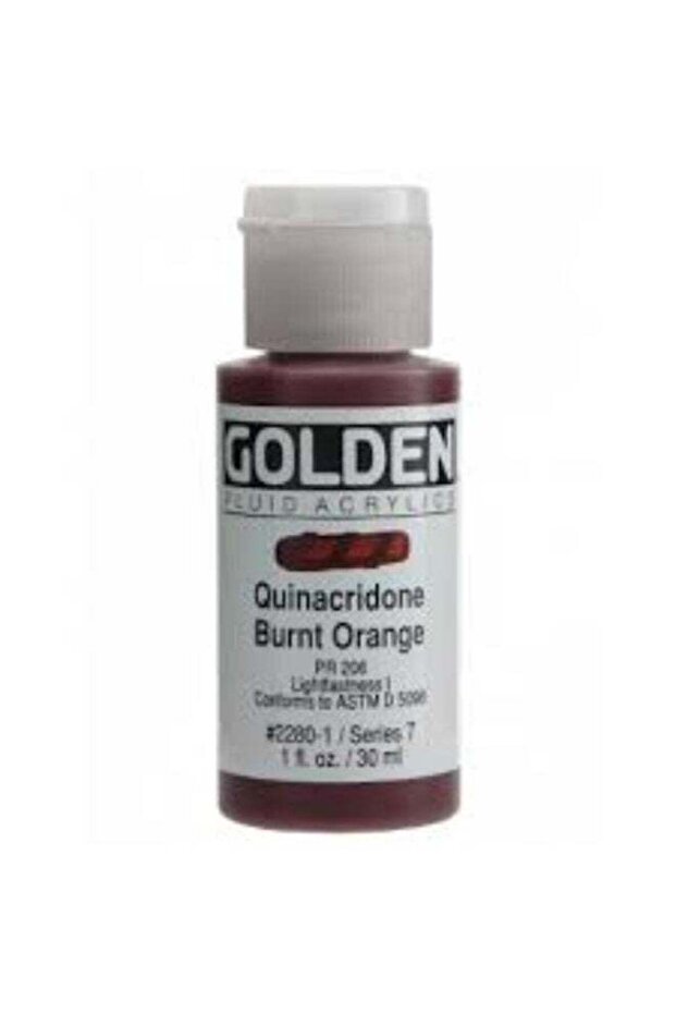 Fluid Acrylics - Quinacridone Burnt Orange 30ML