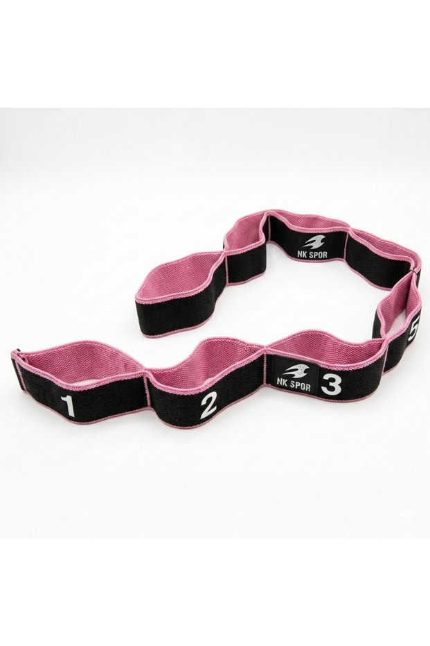 Nk Fitness 1 Piece Knitted Elastic Resistance Band-Gradual Pilates Stretching Band-Non-Slip Knitted Fabric