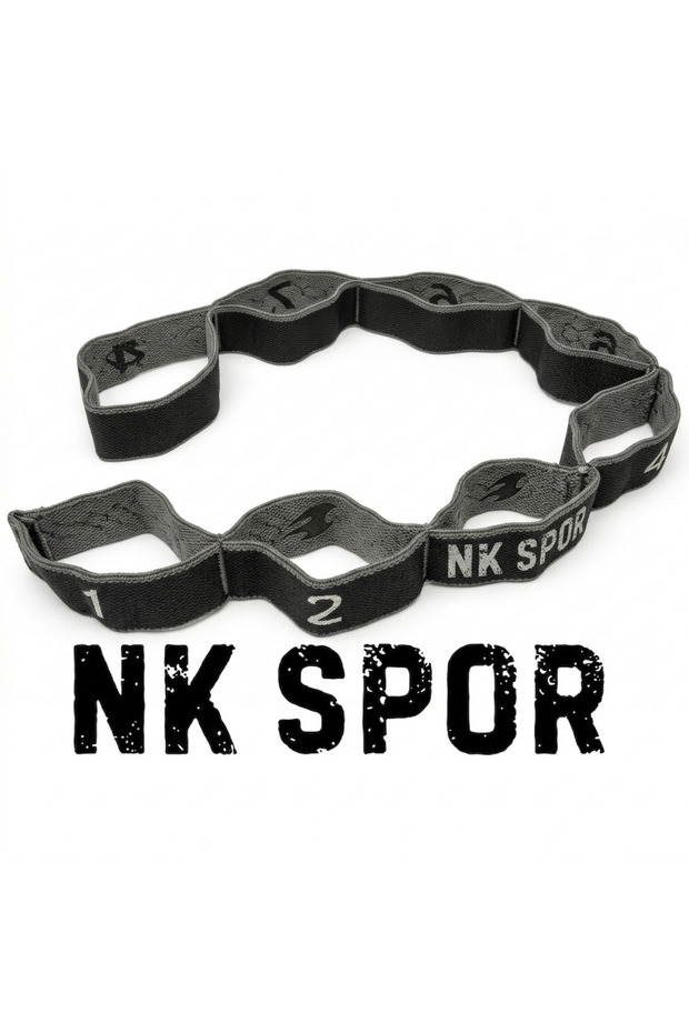 Nk Fitness 1 Piece Knitted Elastic Resistance Band-Gradual Pilates Stretching Band-Non-Slip Knitted Fabric