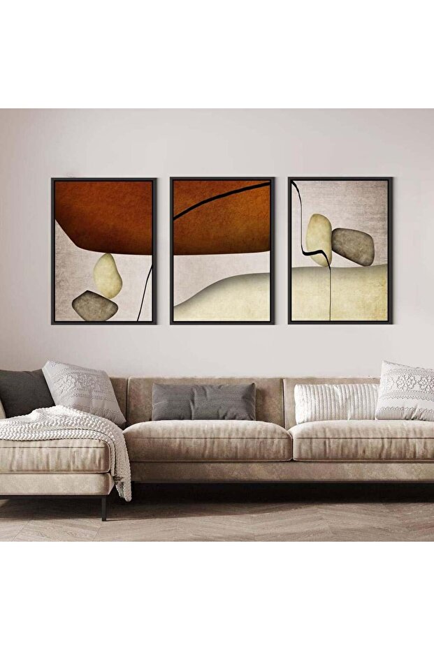 Modern Wall Trio - Silver Frame - 1